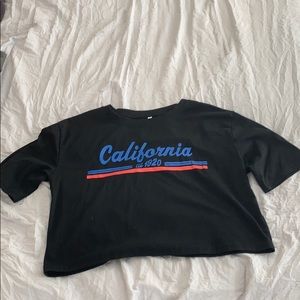 Black Short sleeve shirt with writing